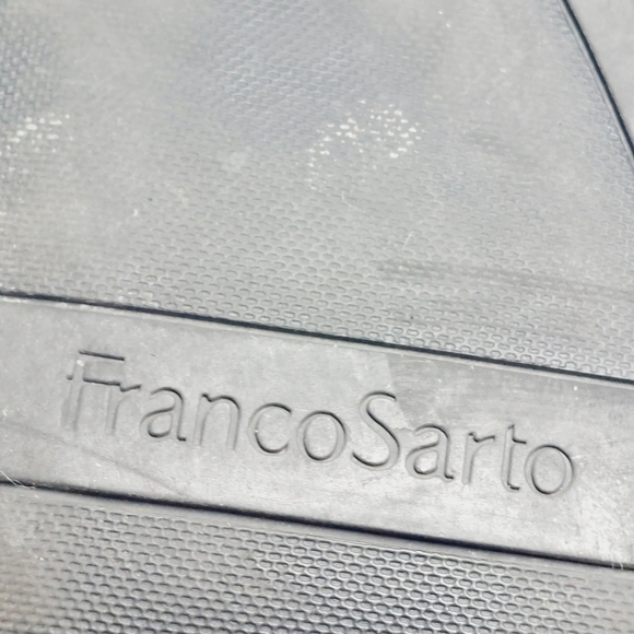 Franco Sarto Alexa Black Leather Zip Up Block Heel Tall Knee High Boots … - Picture 3 of 14